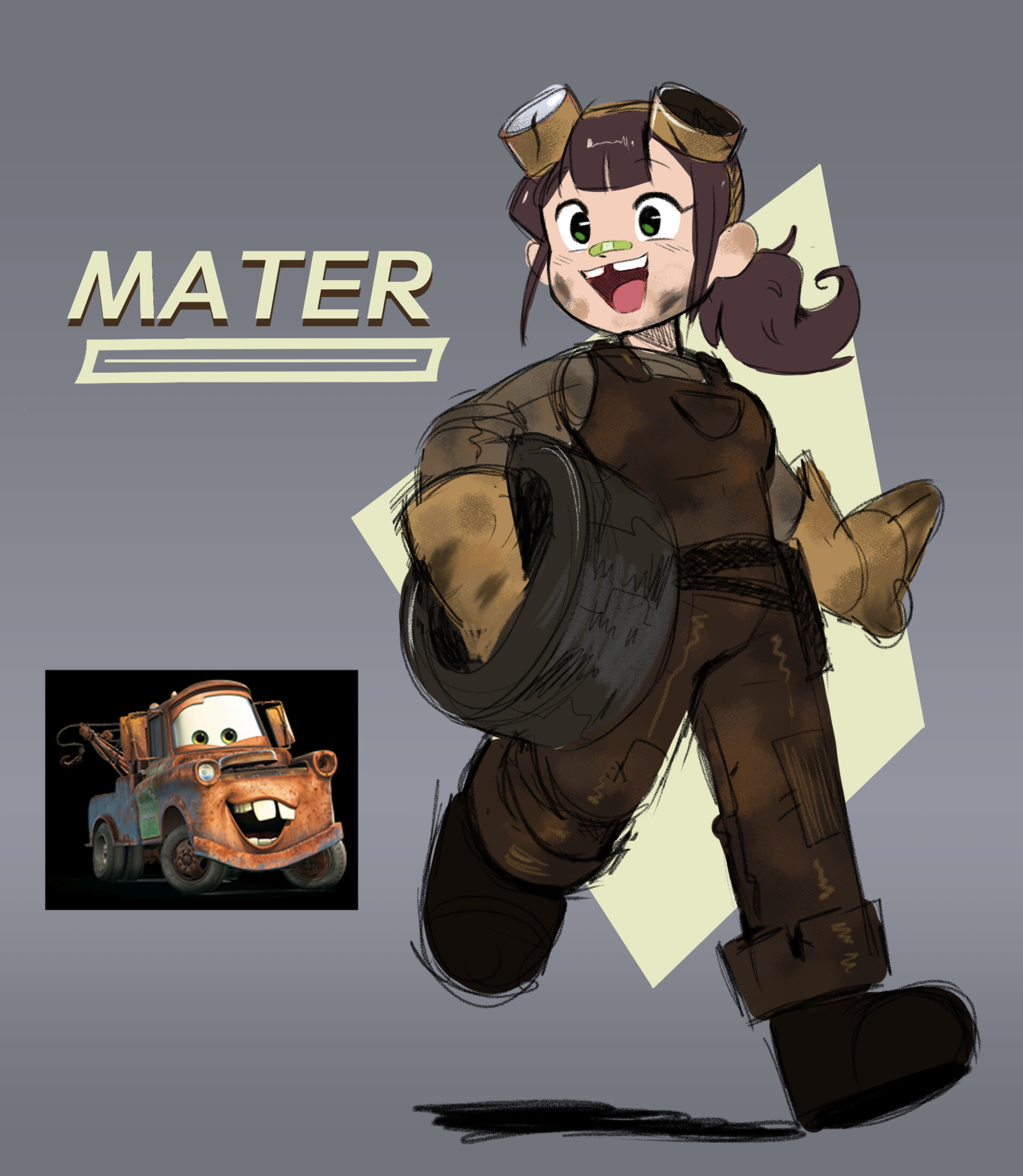 ArtStation CARS Mater Design