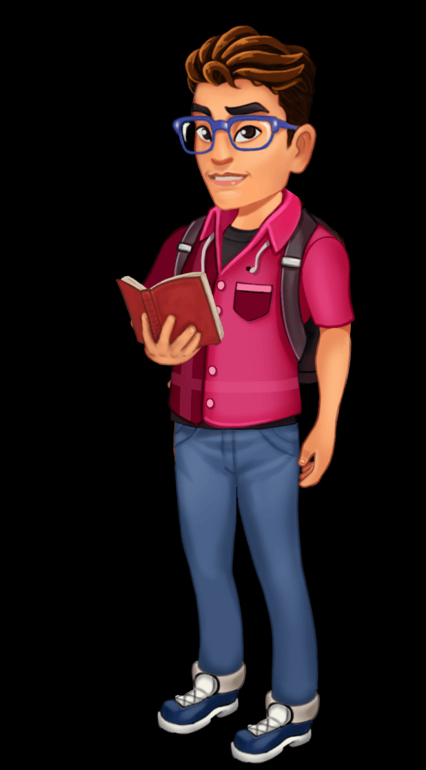 ArtStation - Boy Reading Book Animatios for Cooking Games ArtStation - Boy Reading Book Animatios for Cooking Games