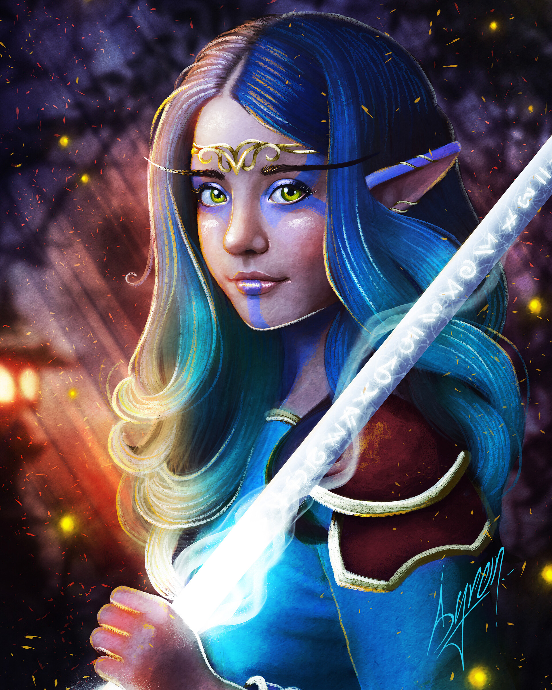 ArtStation Young Elf Princess