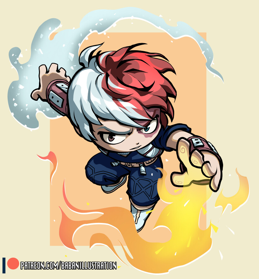 Todoroki deals shoto chibi