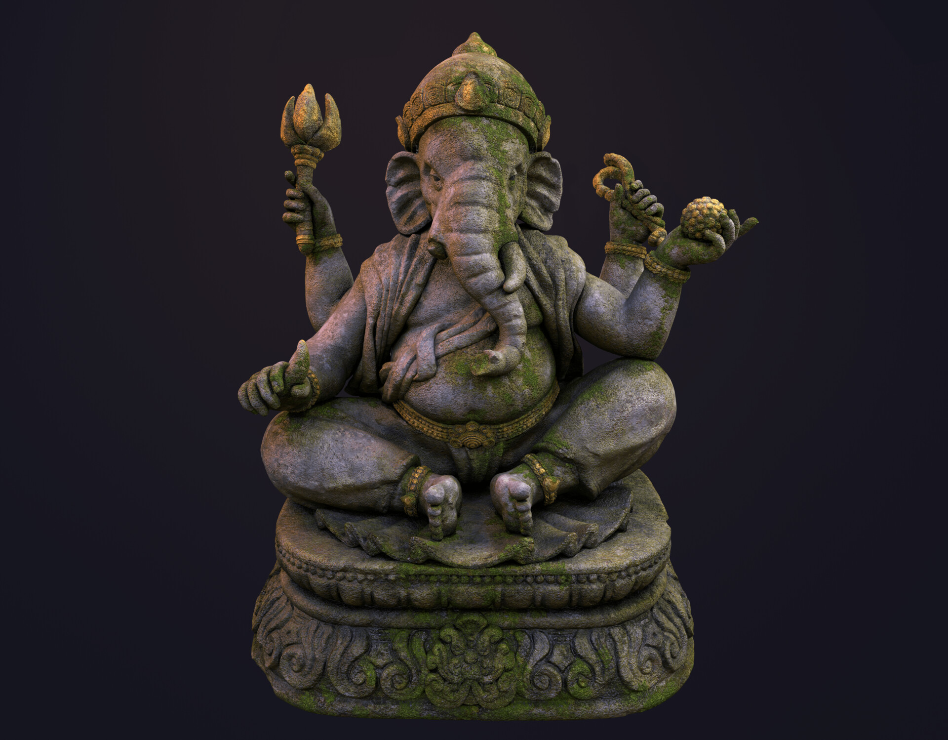 ArtStation Ganesha Statue Texture