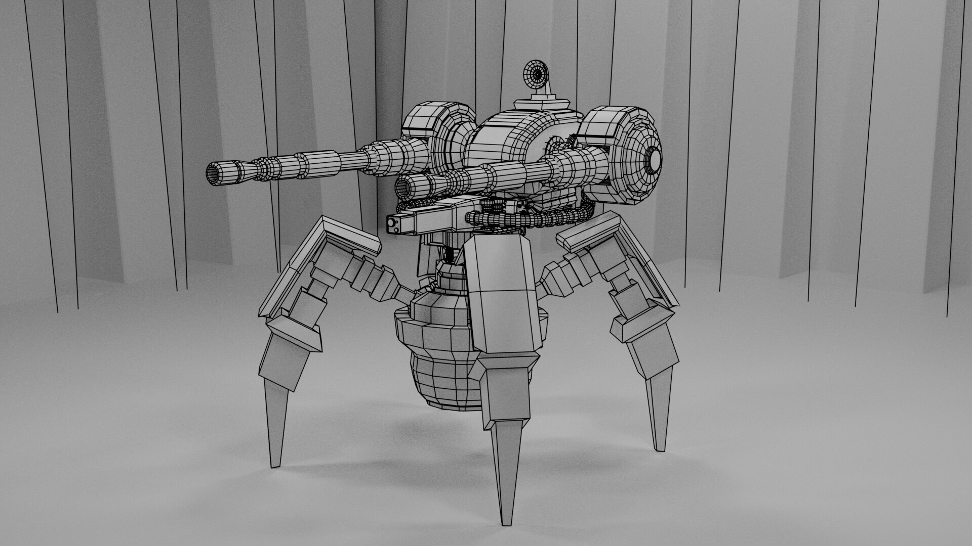 ArtStation - TRNTL Combat Robot Concept