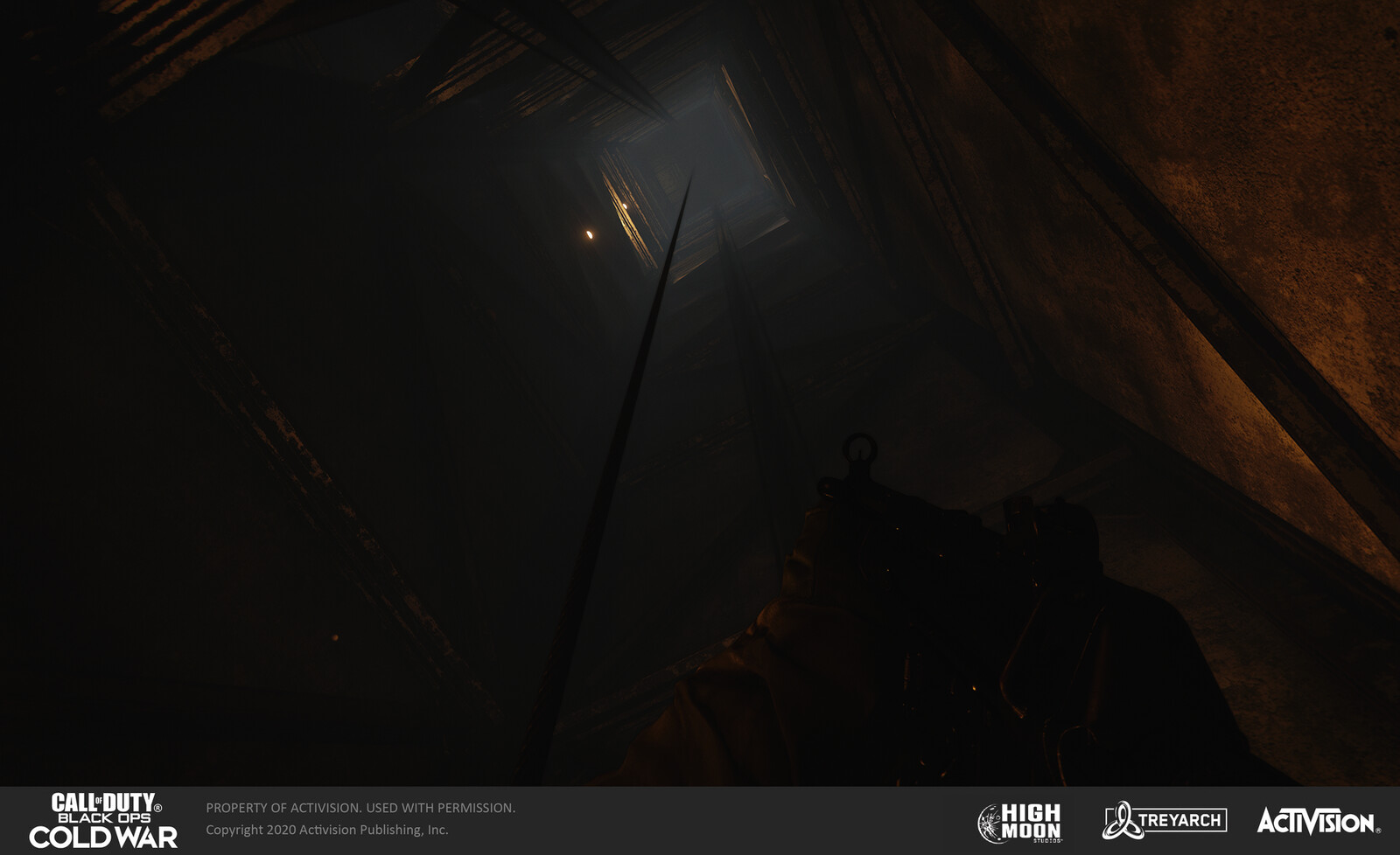 Fog was essential for selling the feeling of a cold, long abandoned base.