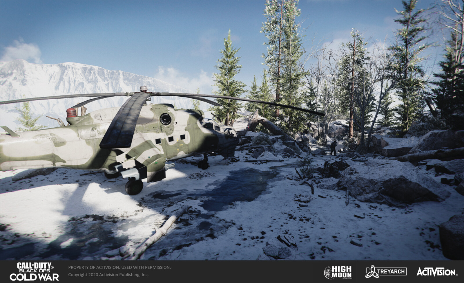 The arrival area to start off the level.