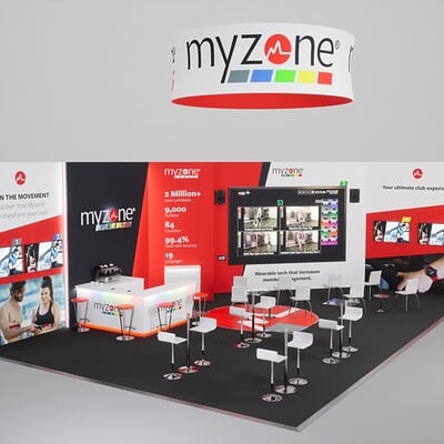 MyZone FIBO Exhibition Stand 2022
