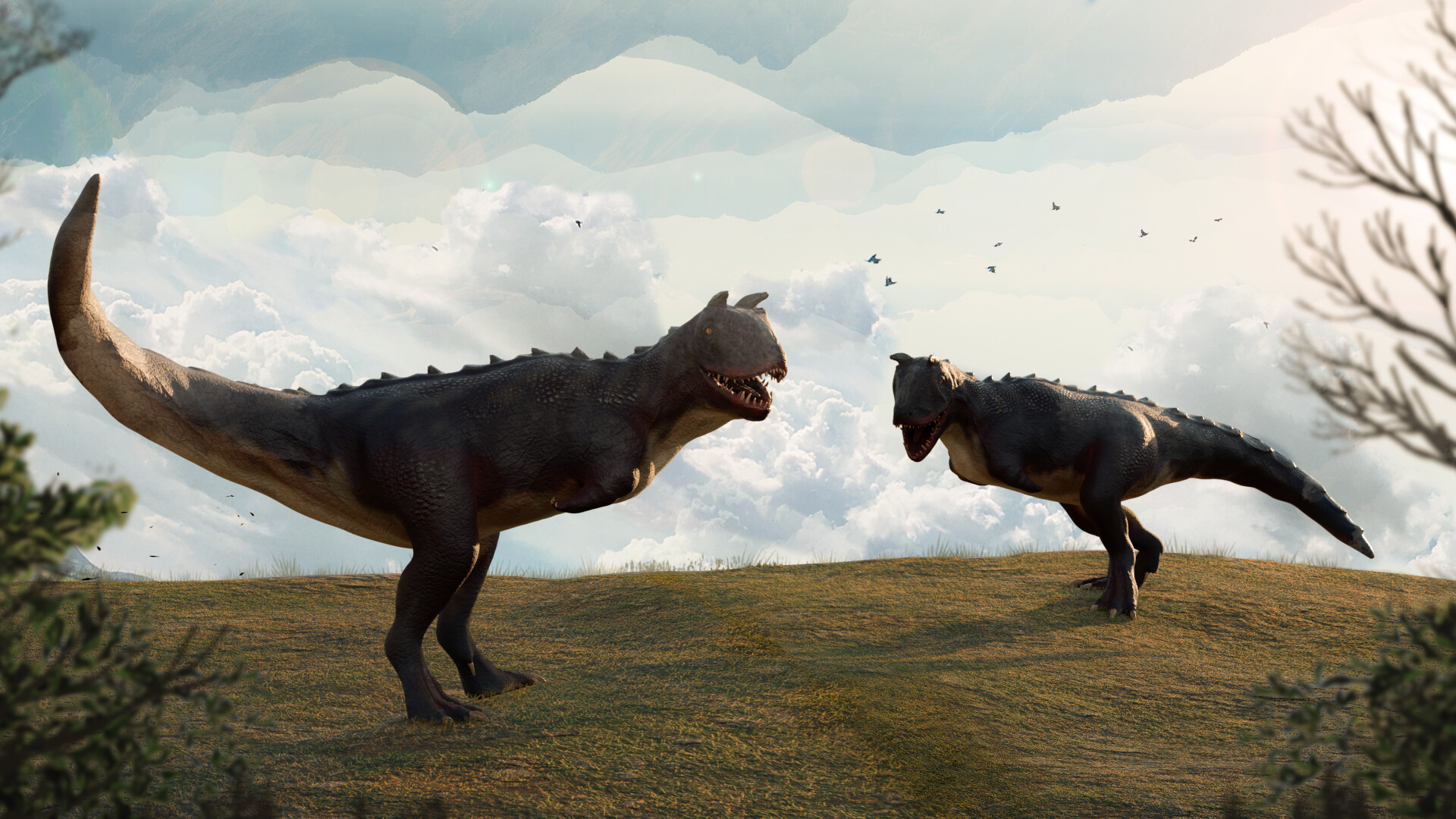 ArtStation Dinosaurs inside the Earth