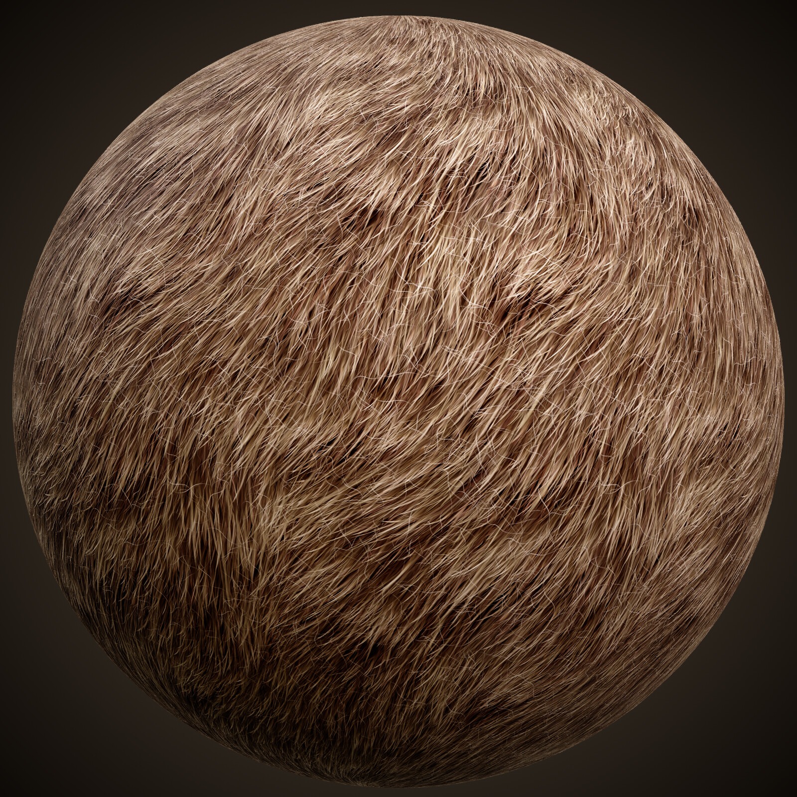 Real Procedural Fur and Feather Material