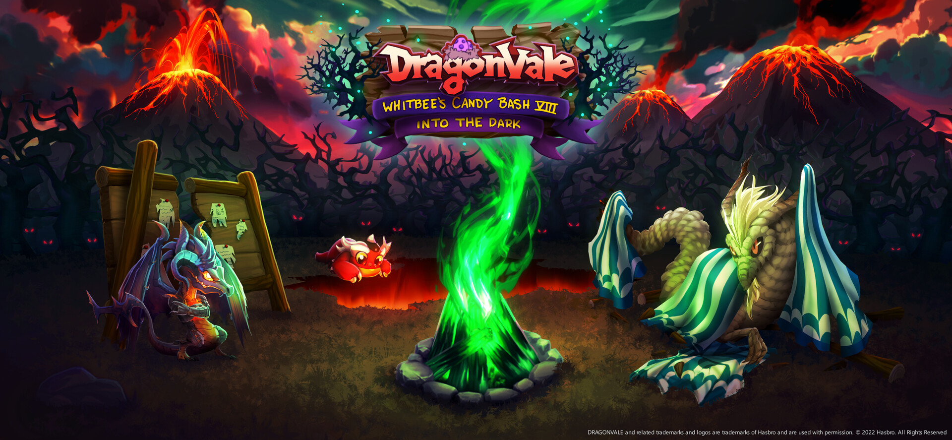 ArtStation DragonVale Halloween Event Screen