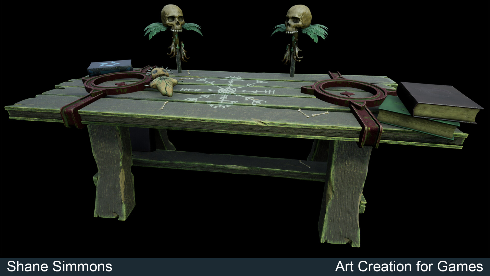 ArtStation - Witch Doctor Table 3D