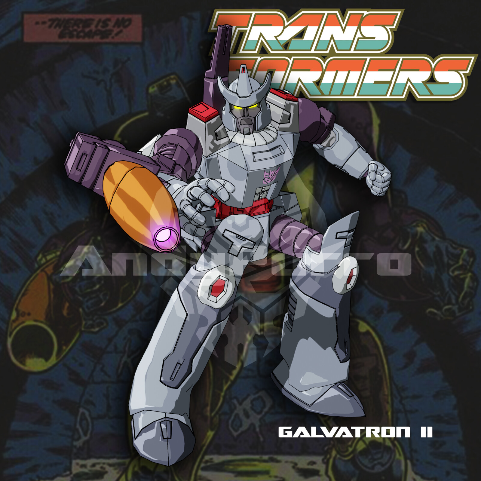 Andrew Au Transformers G1 Galvatron [Blender Model]