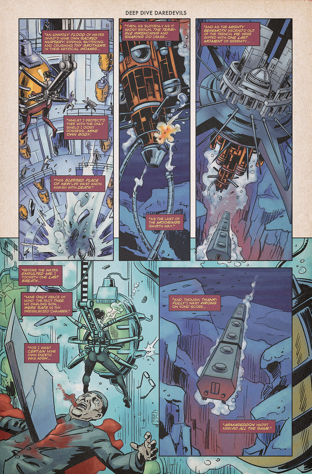 Deep Dive Daredevils
Before Familiar Shores 
Page 137.