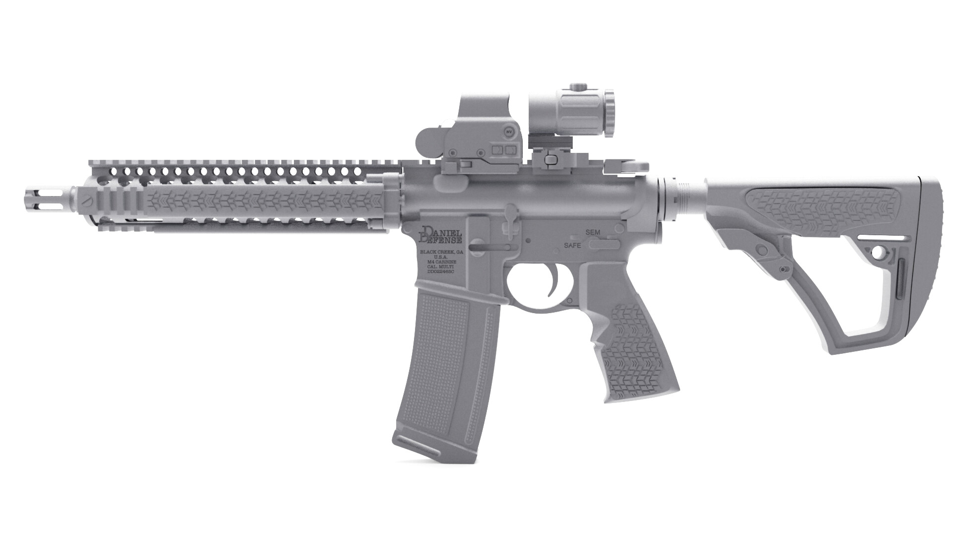 NIXO ( free ) Daniel Defense MK18 ( MIL SPEC +® )