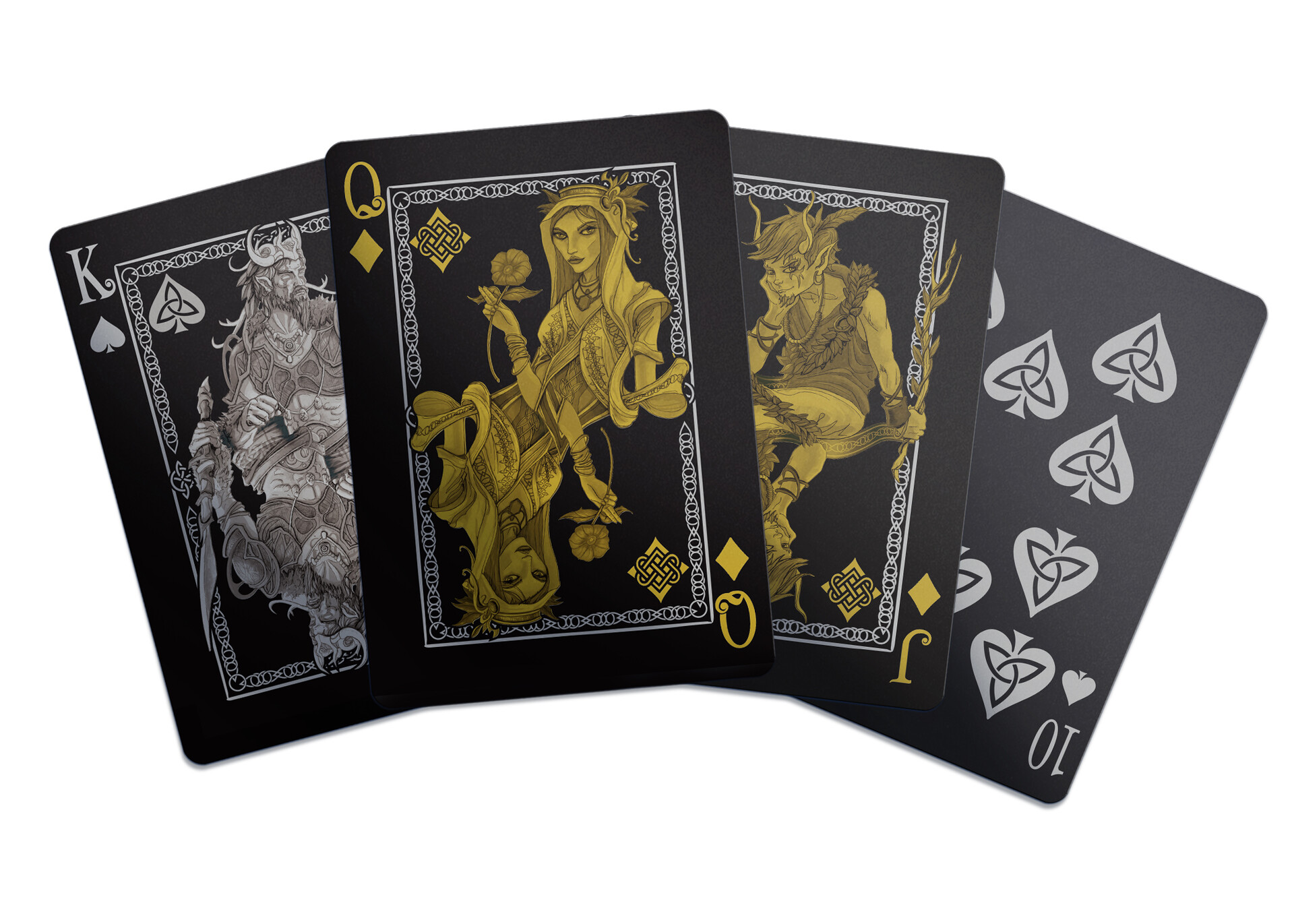 ArtStation Bicycle the Fae playing cards.Design and illustration