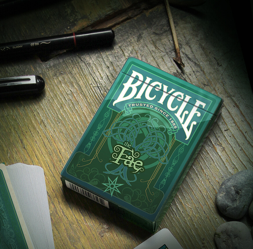 ArtStation Bicycle the Fae playing cards.Design and illustration