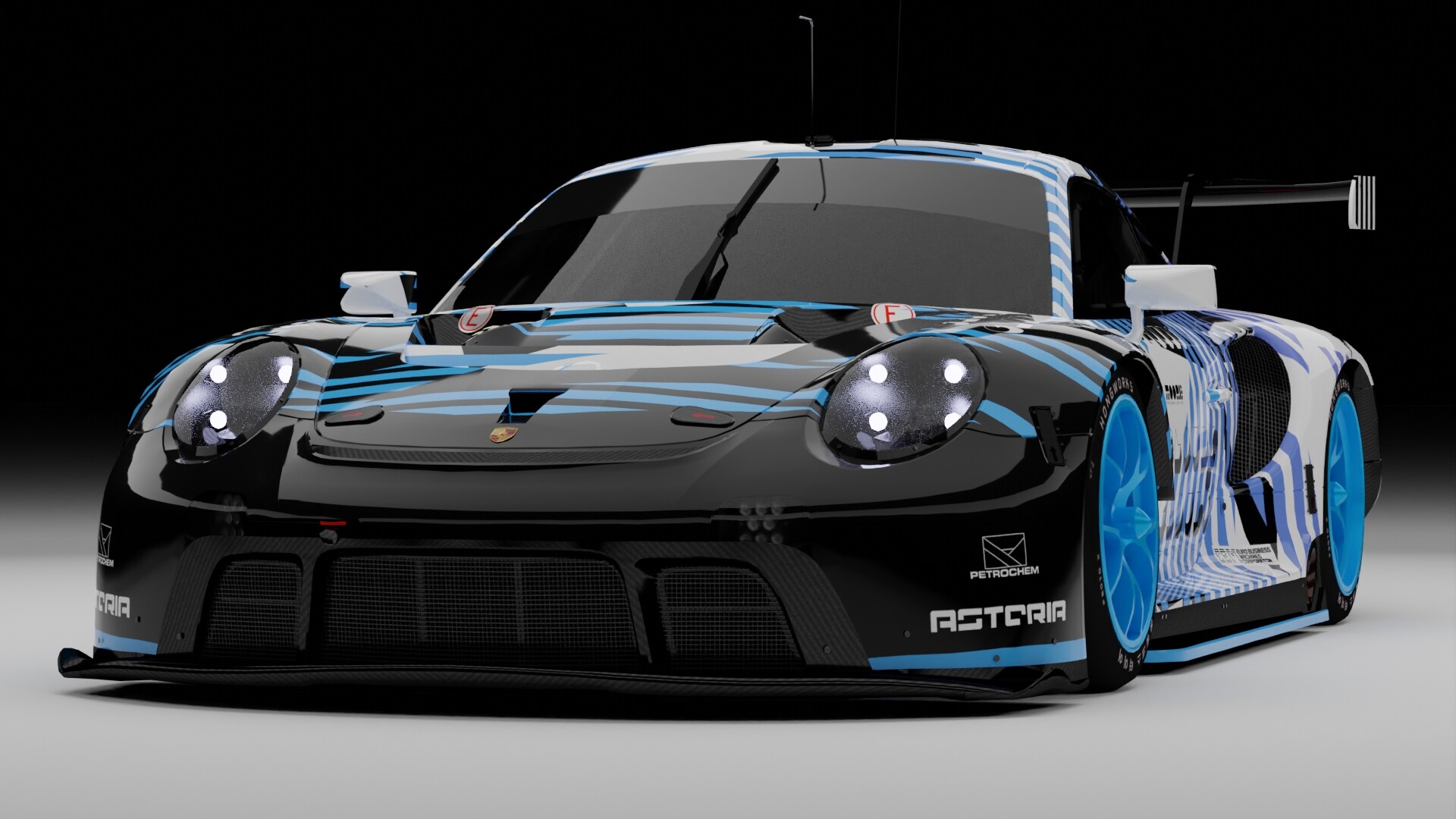 PORSCHE DESIGN ヒュミドール ArtStation - Porsche 911 RSR GTE Cyberpunk 2077 Zetatech livery