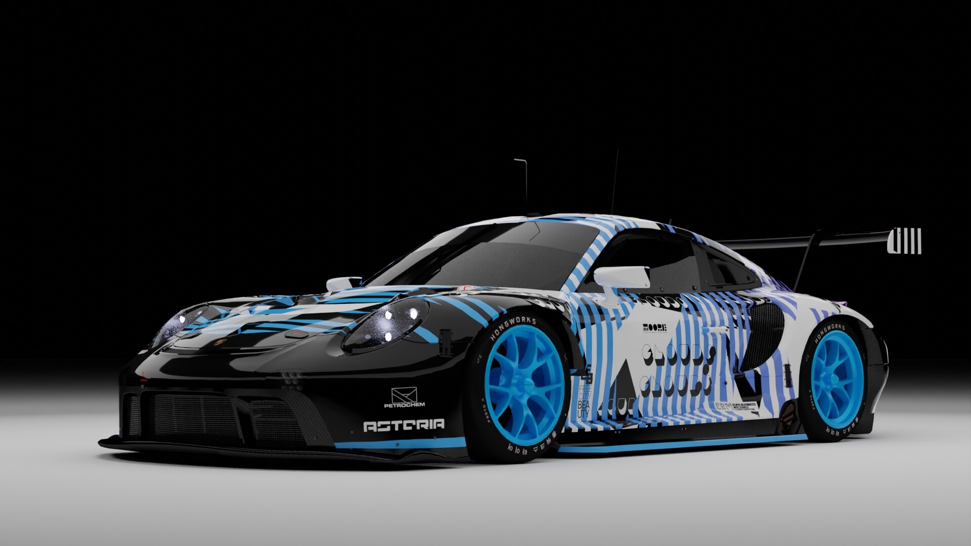 PORSCHE DESIGN ヒュミドール ArtStation - Porsche 911 RSR GTE Cyberpunk 2077 Zetatech livery