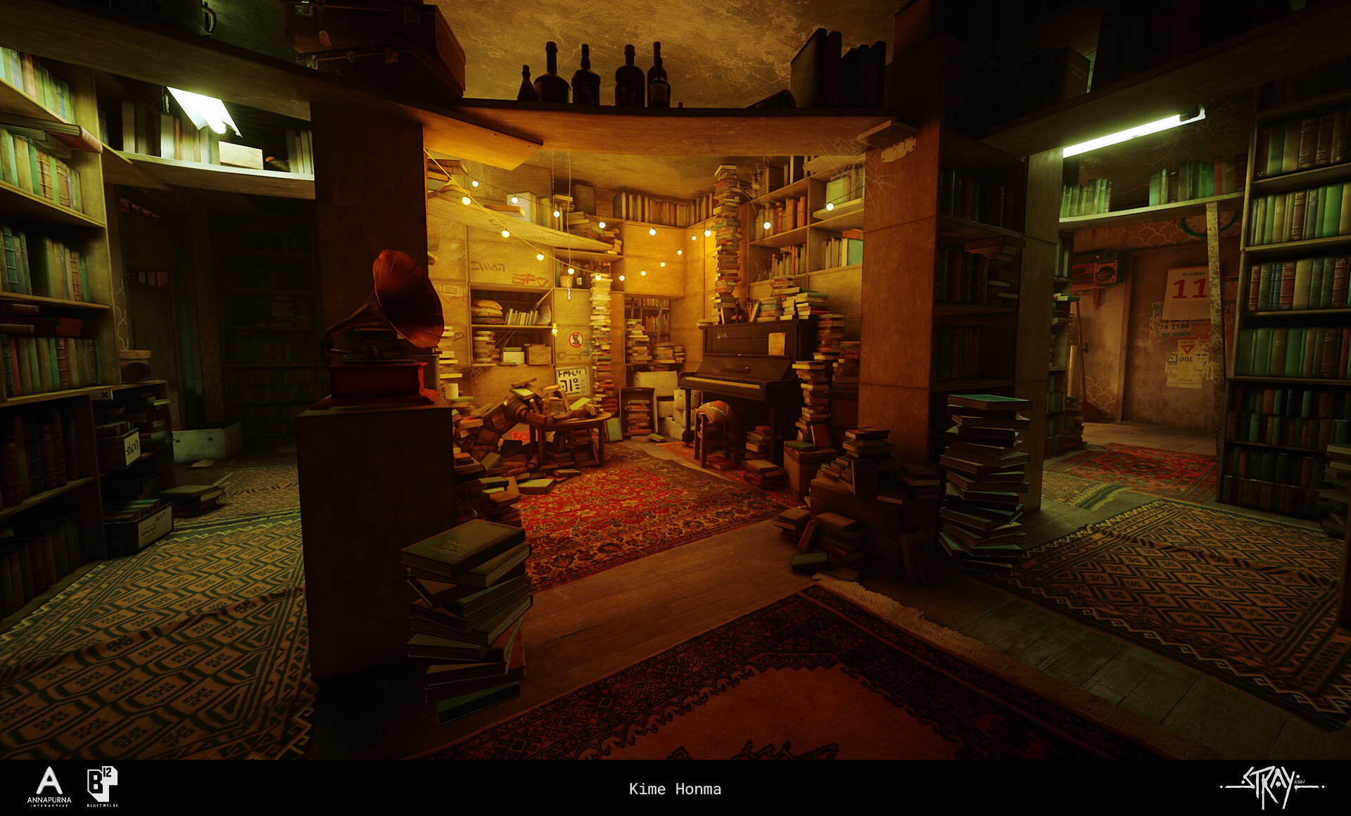 STRAY / Slums Library by Kime Honma r/ImaginaryLibraries