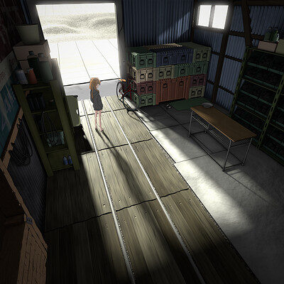 Artstation Blender 3d Anime Background Npr Render