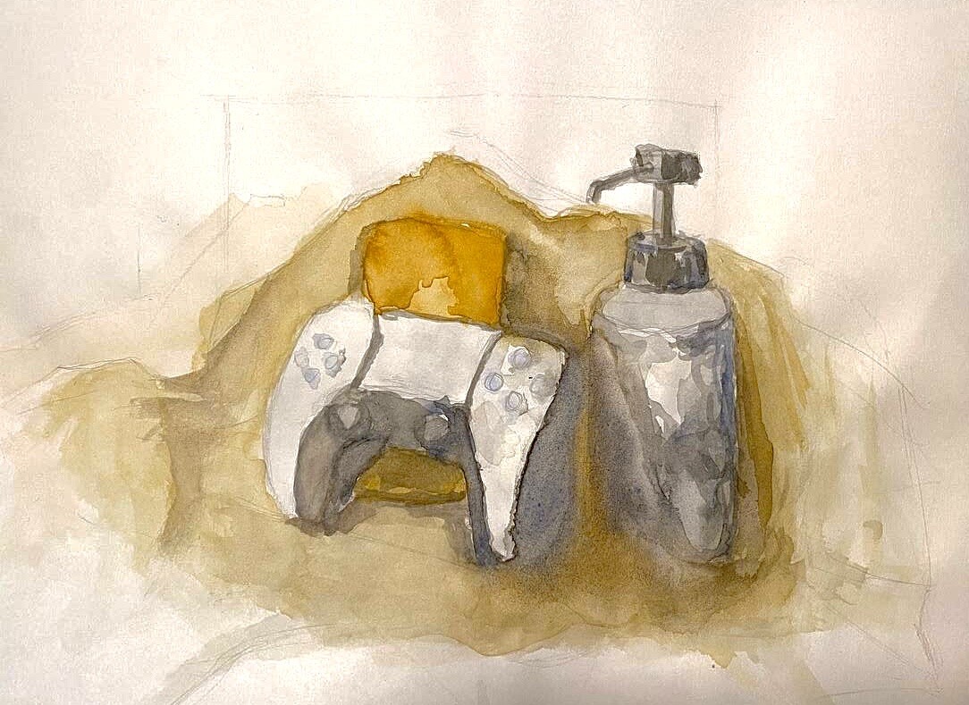 Still life study sketch