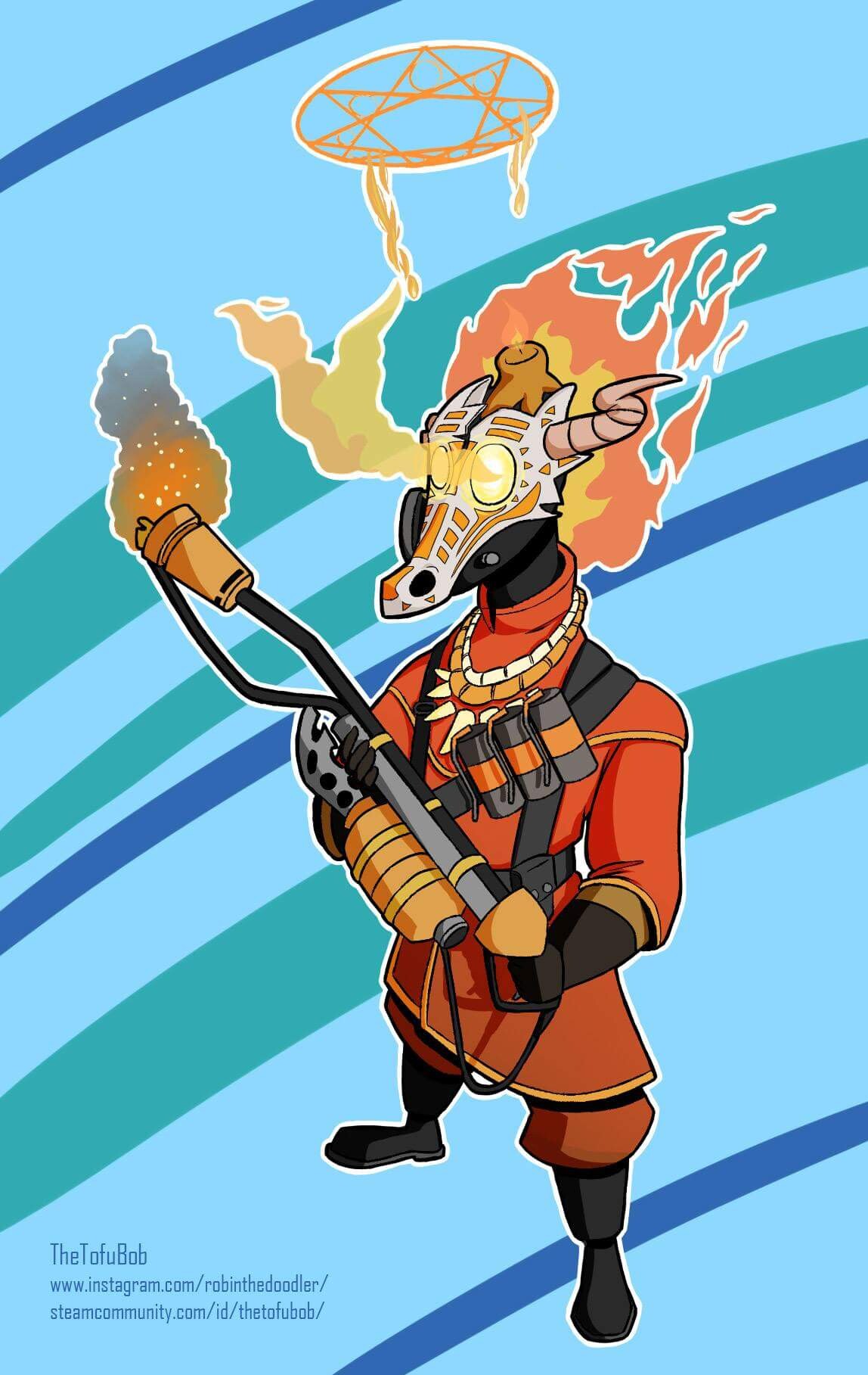 ArtStation - Pyro Commission