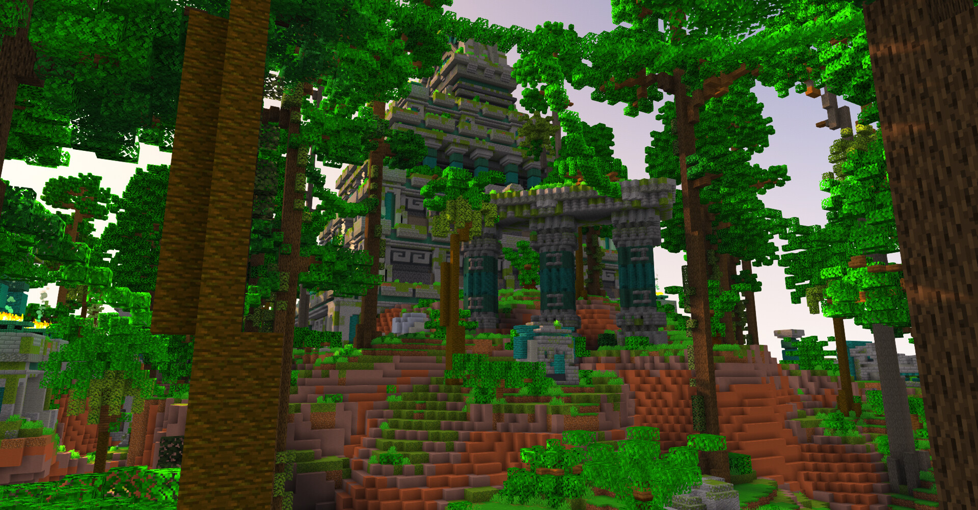 minecraft jungle temple house