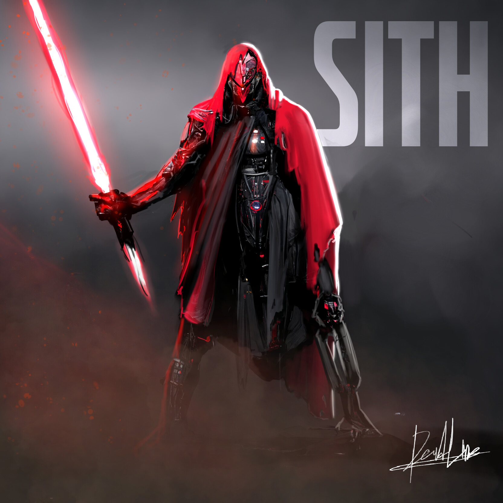 Artstation Futuristic Sith Cyborg