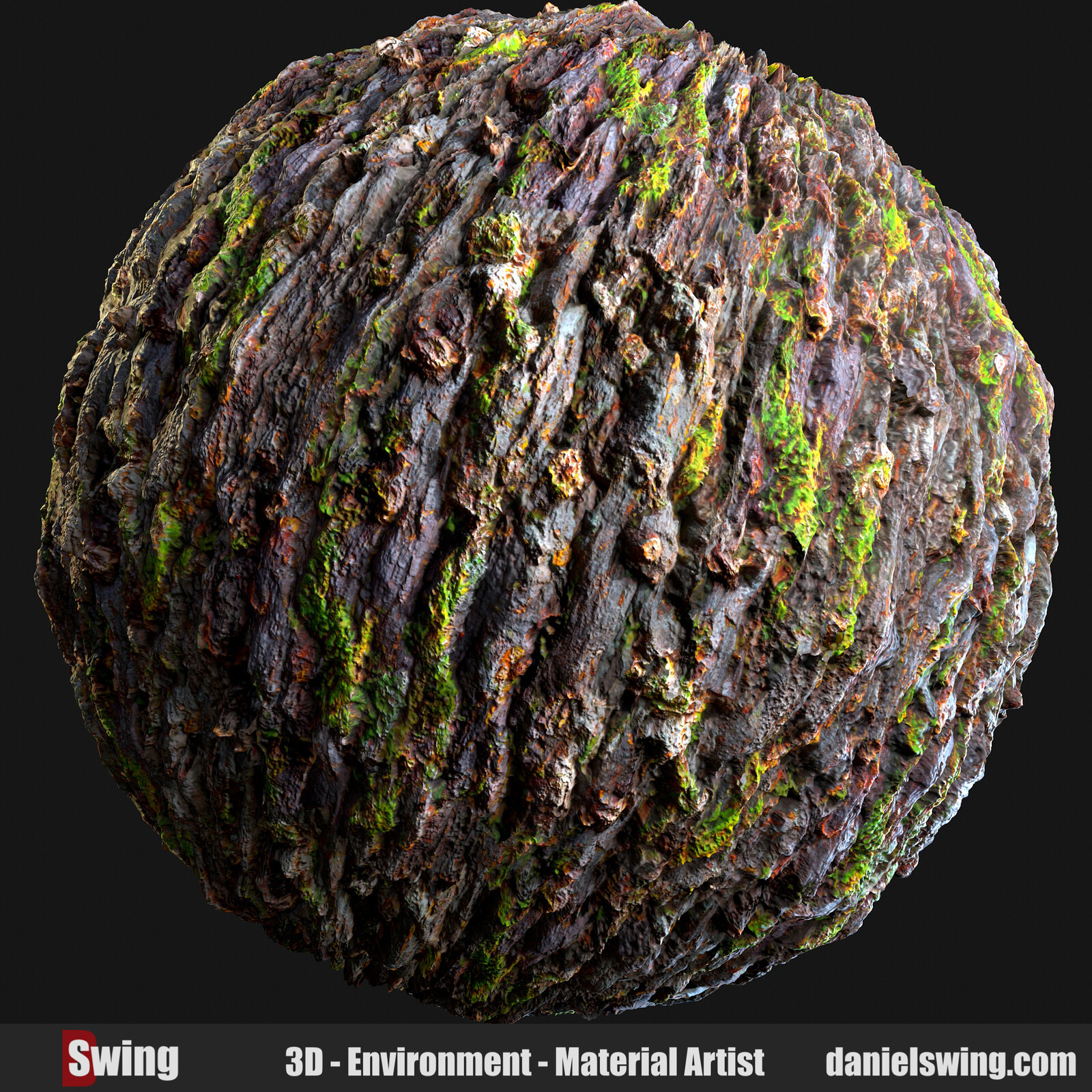 a picture of old mossy wood bark, hyperreal, photorealistic, high detail, 8k --no blur