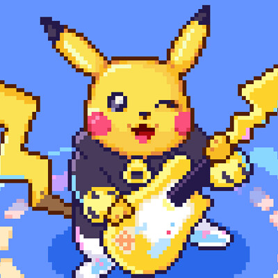 Electric Guitar Pikachu