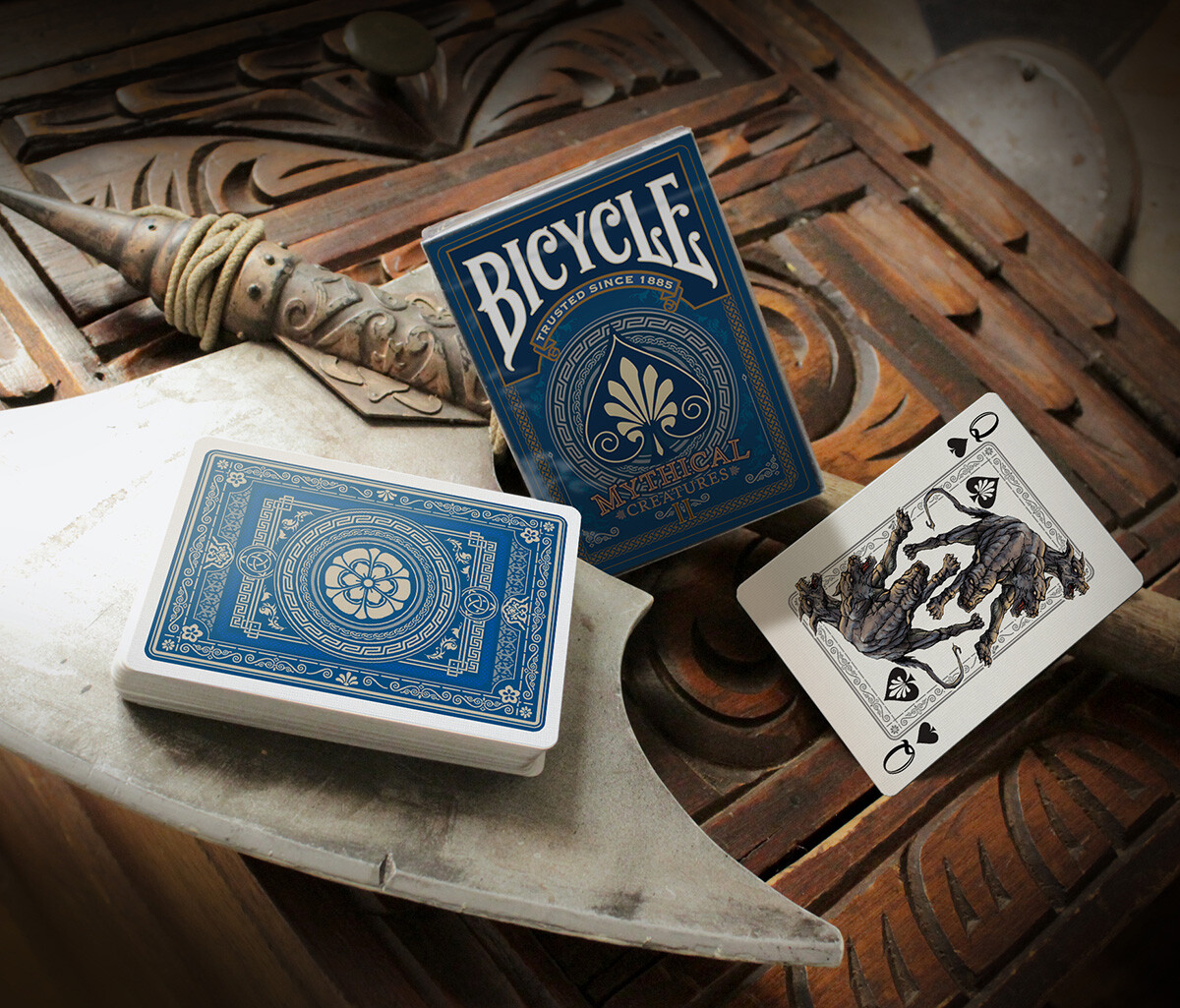 ArtStation Bicycle Mythical Creatures playing cards