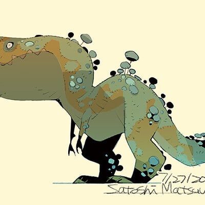 Satoshi matsuura 2022 07 24 parasitic tyrannosaurus s