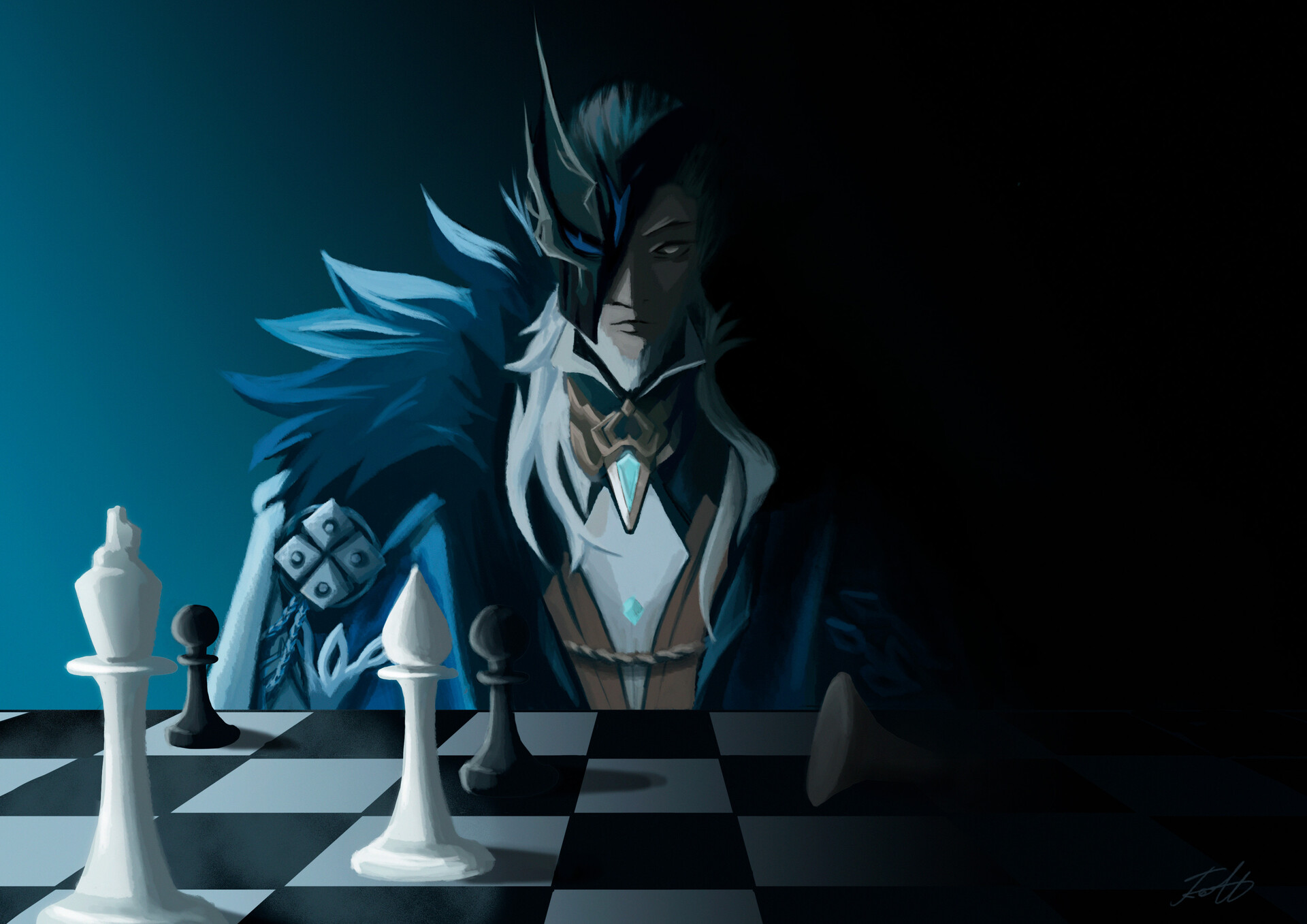 The Peculiar Gnosis Chess of Pierro, The Jester (1st of the Fatui  Harbingers) 