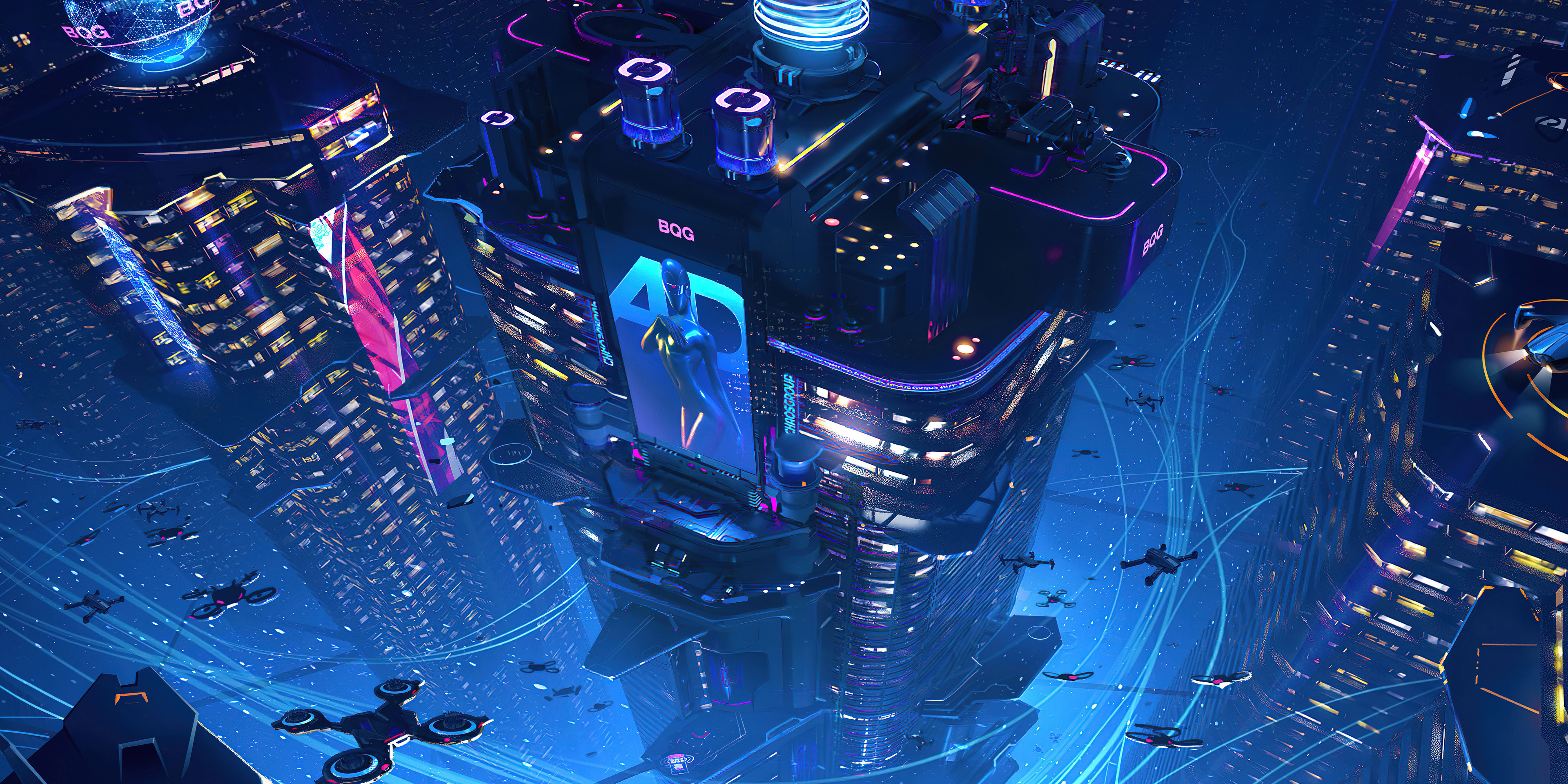Sci-Fi  - Night City  Fragment