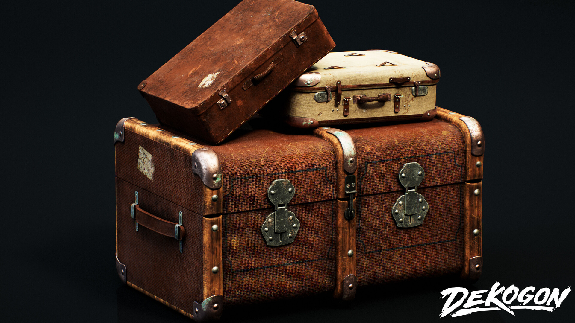 ArtStation Dekogon Old West Luggage