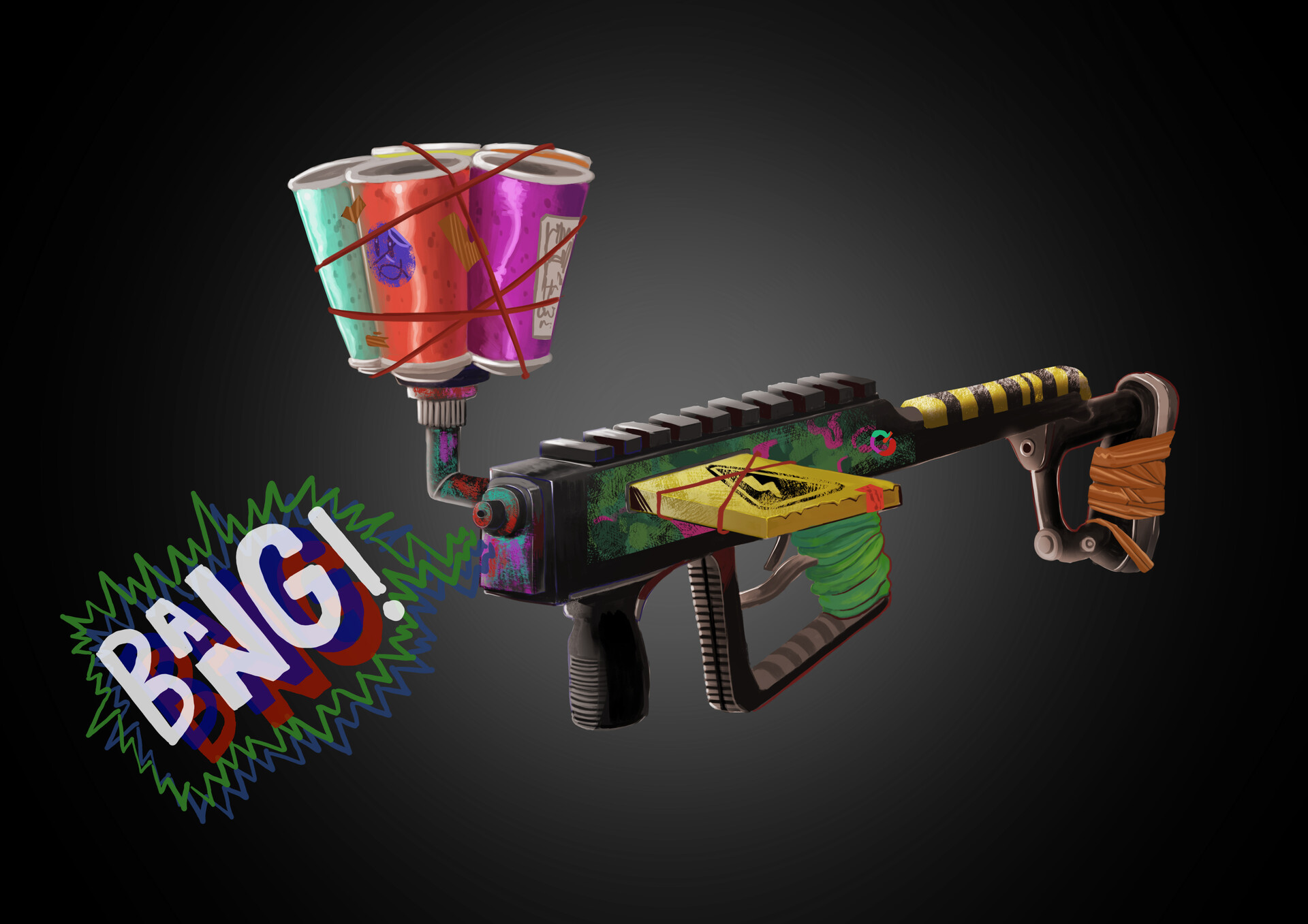 ArtStation Paintgun Concept