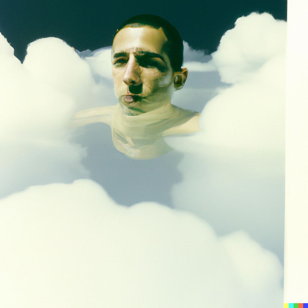 swimming in the clouds