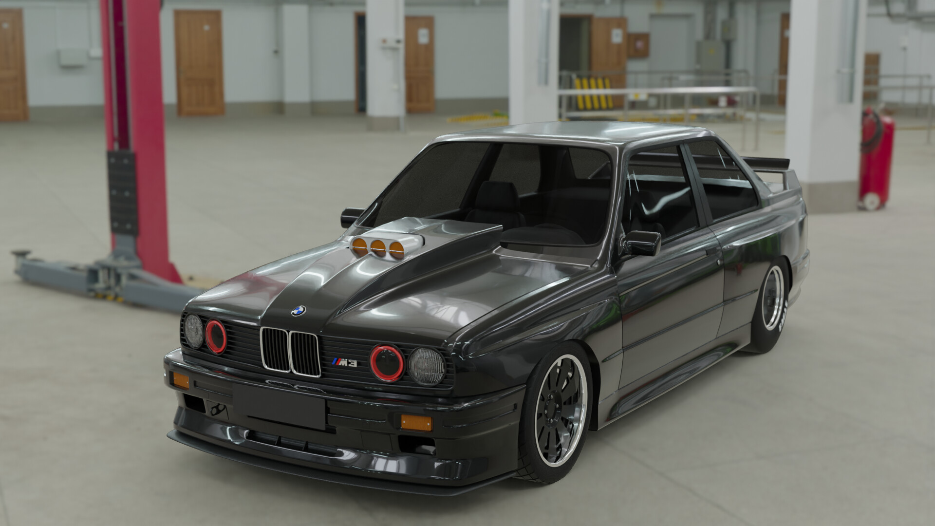 ArtStation BMW E30 DTM Supercharger