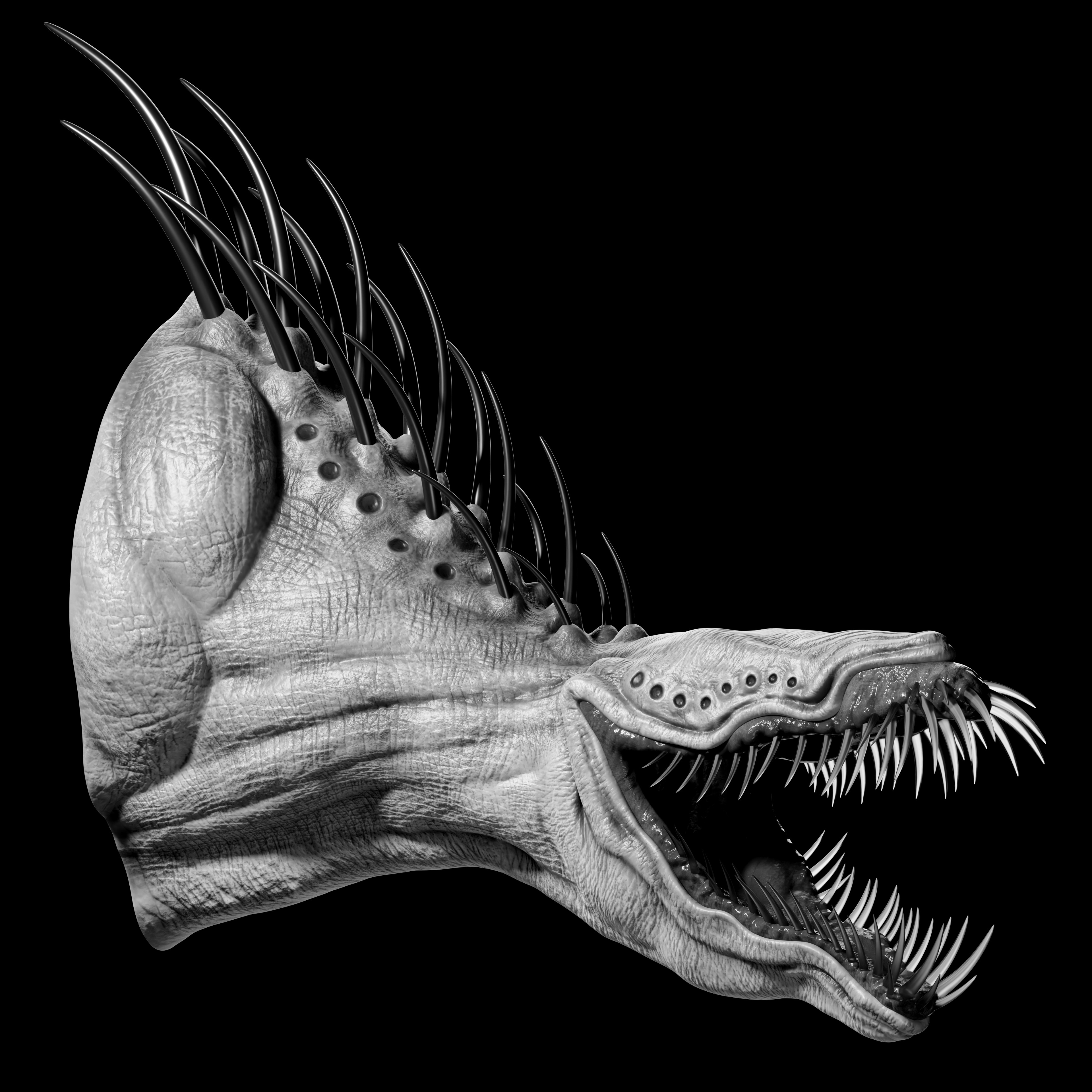 ArtStation - SCP-939 concept sculpt