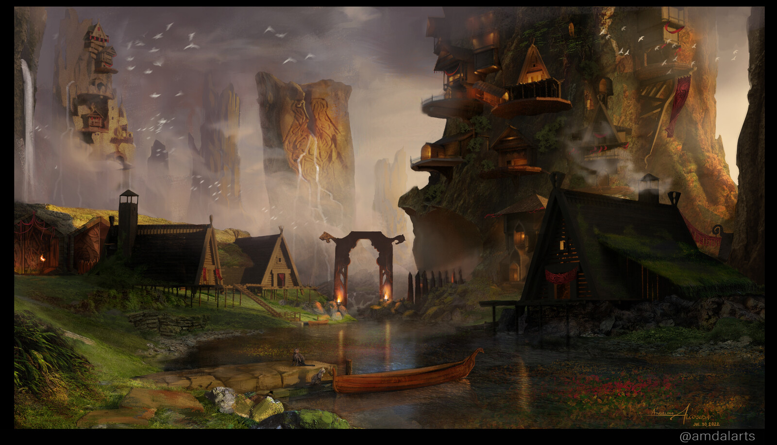 Entrance to Niflheim Forest Necropolis - Border Village