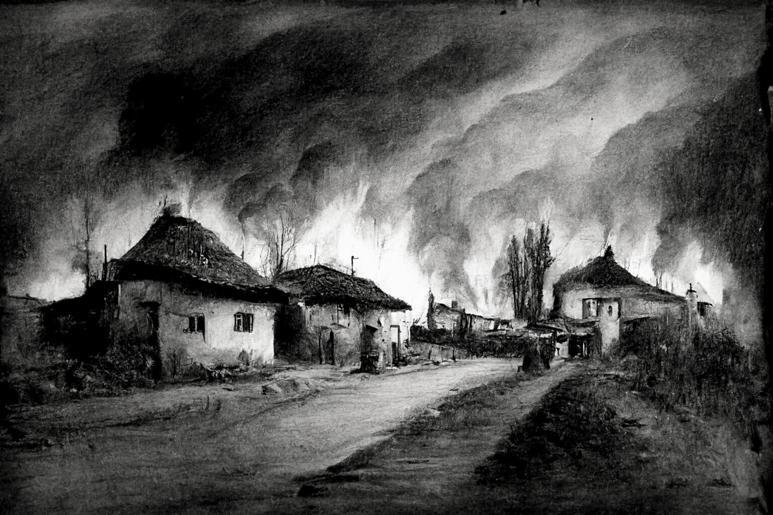 Burning of Crinii
c. 1885
Photograph