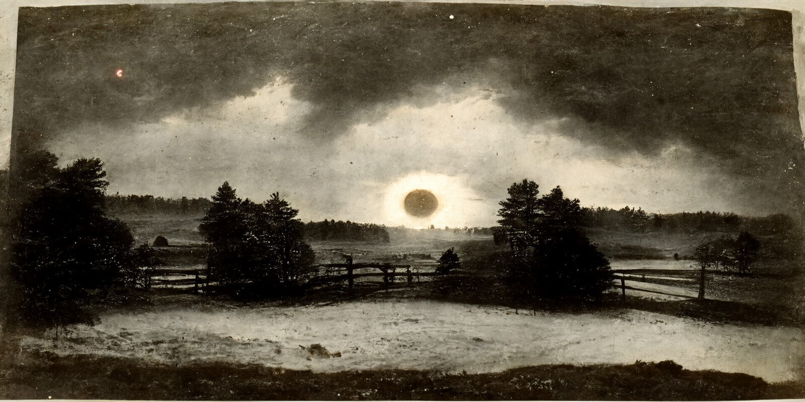 Connecticut sunrise
c. 1924
Photograph
'I once was lost but now I'm found, was blind but now I see.'