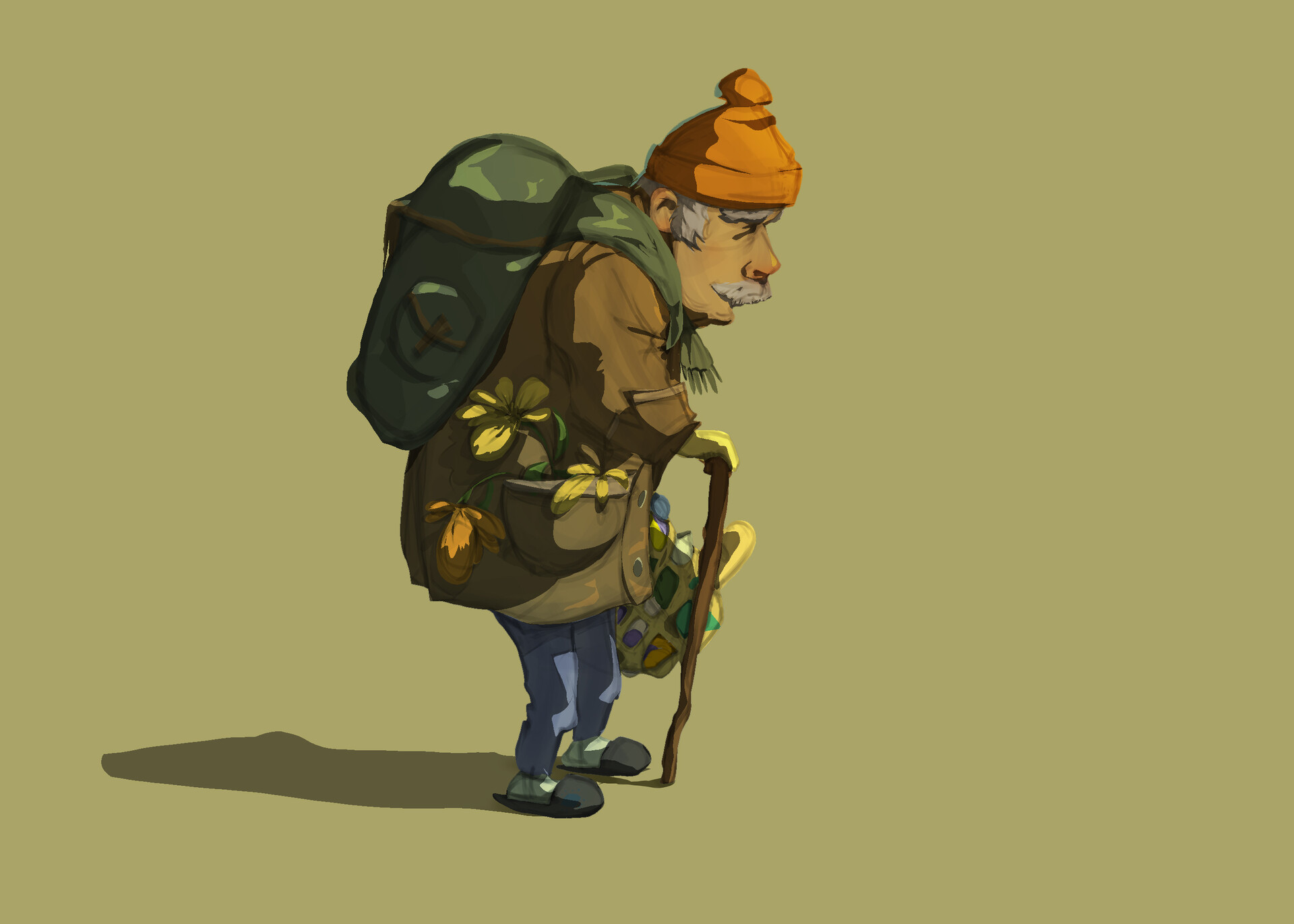 ArtStation Old Man character design
