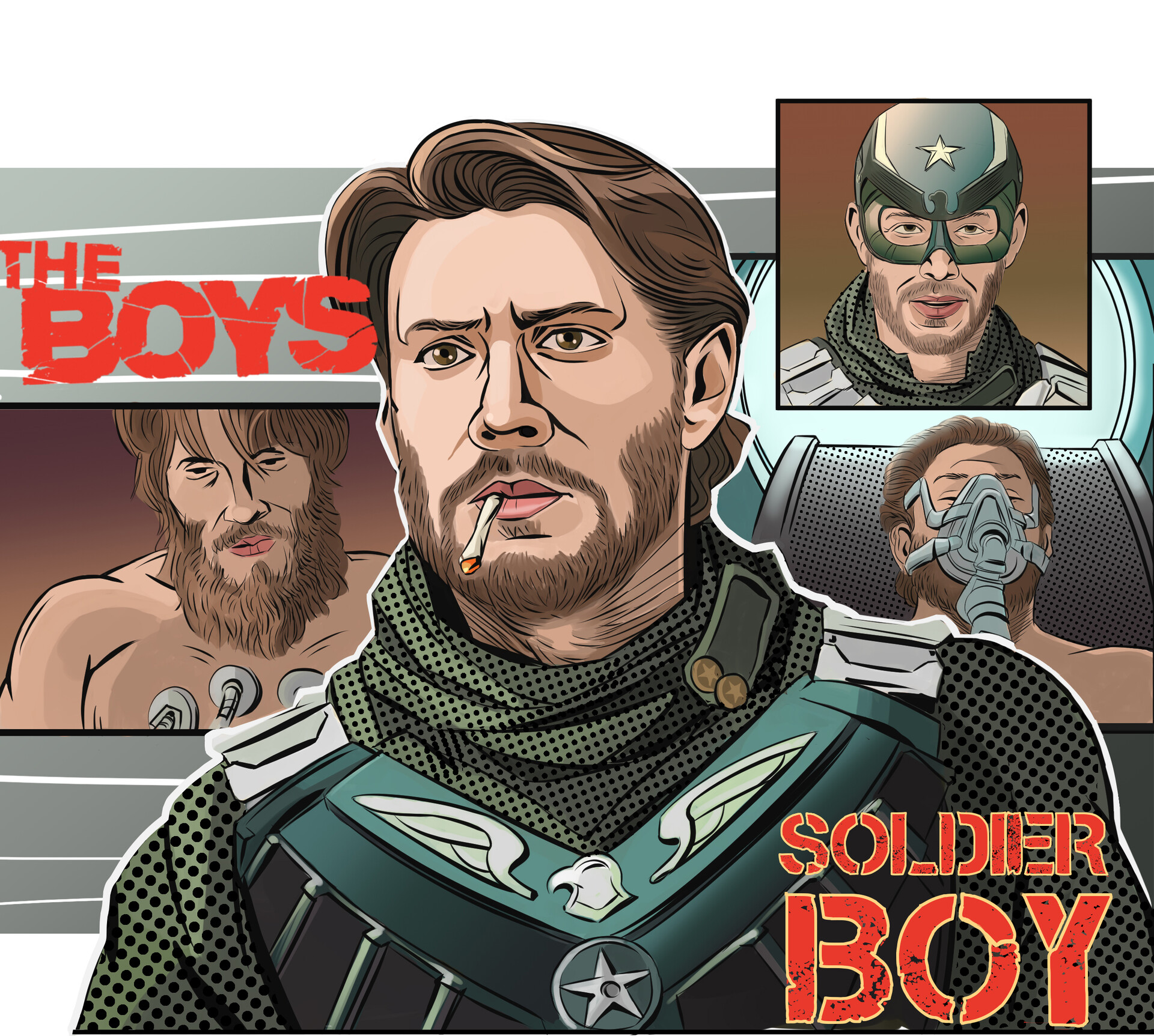 ArtStation - The Boys Soldier Boy fanart