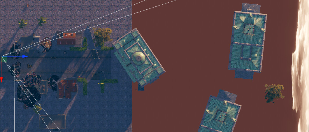 Top View of the Rusviet Background Scene