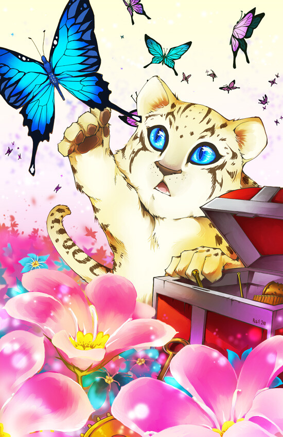 We did a lot of promo art featuring the little fuzzy characters.  I was once told they were a huge part of funding the comic! (Never underestimate cute)