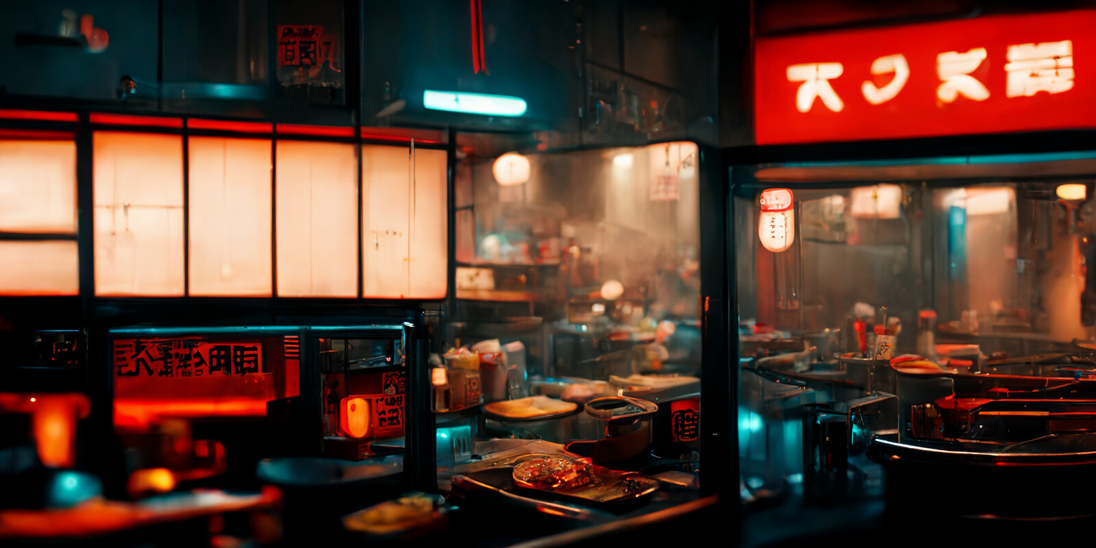 through the kitchen view