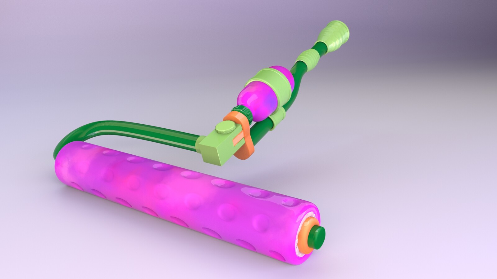 A still of the textured roller.