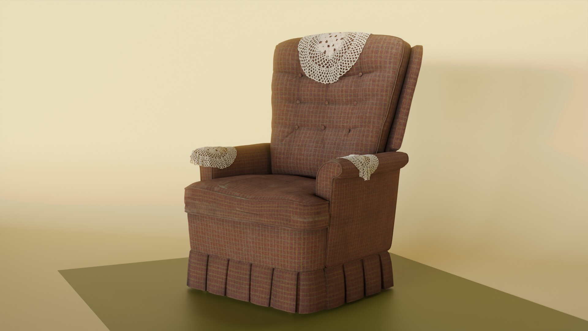 Vintage lazy boy rocker recliner hotsell with wooden arms