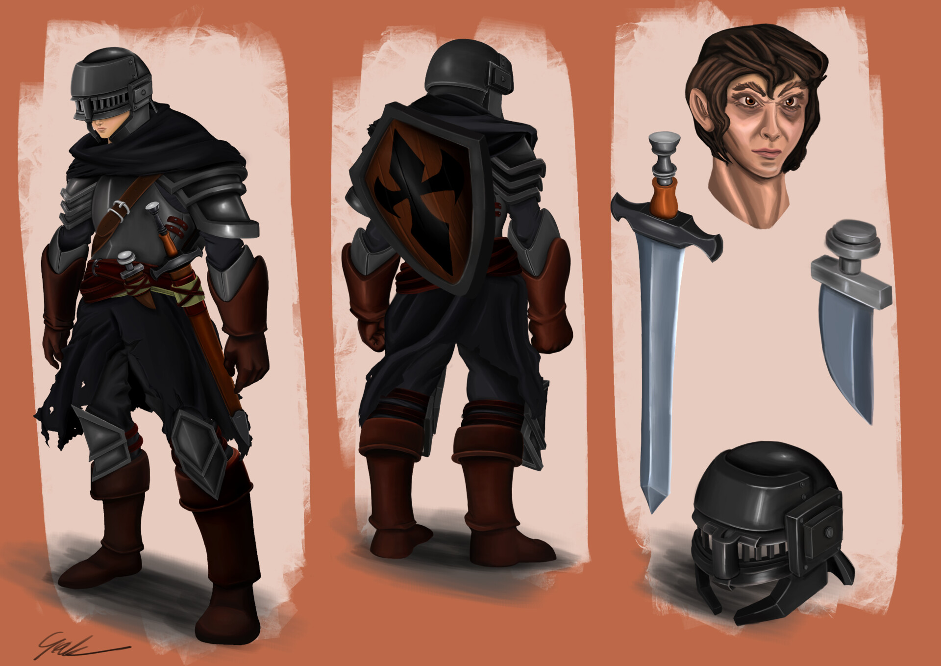 Medieval Soldier Concept Art