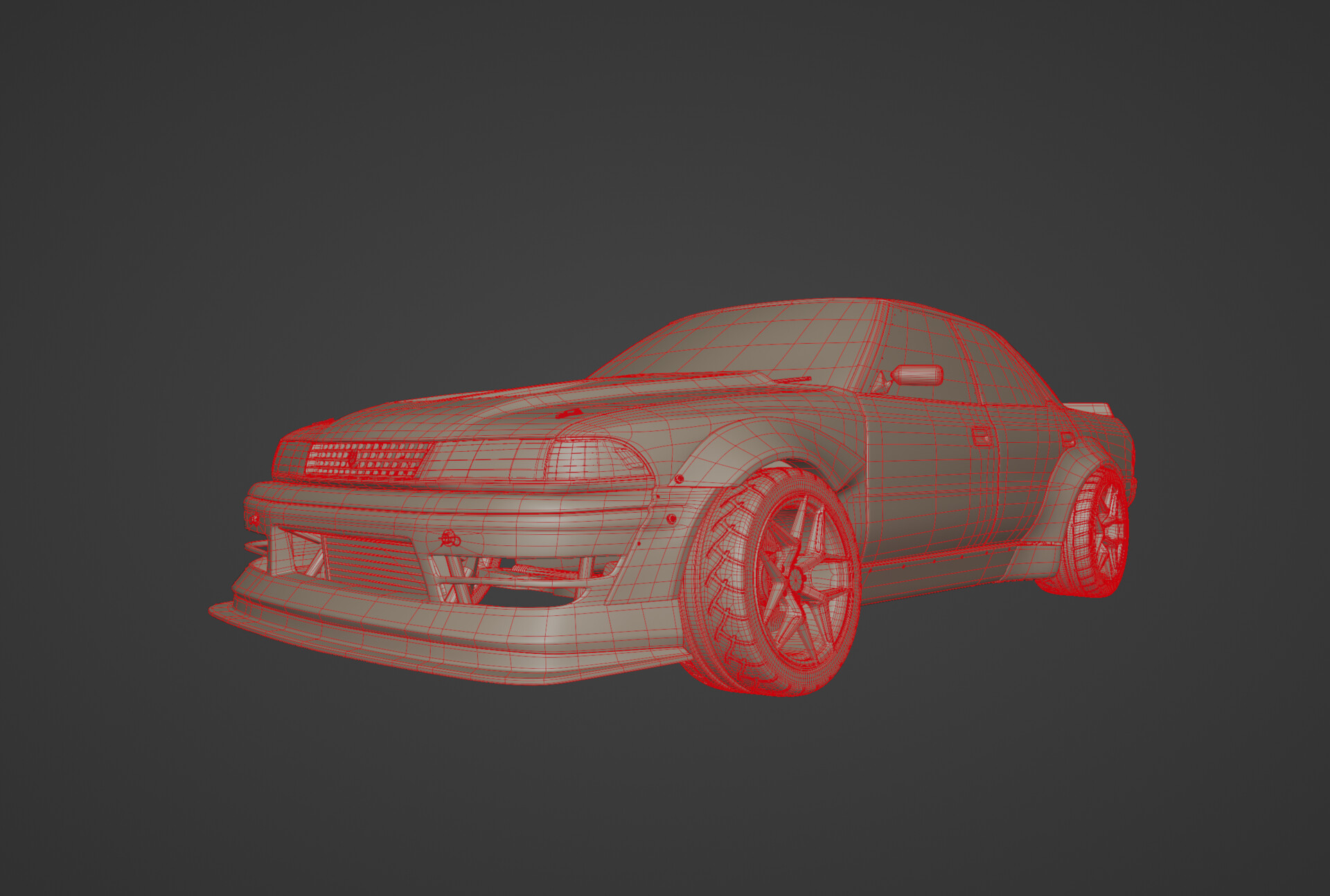 ArtStation - toyota mark ii jzx 81 (Drift)