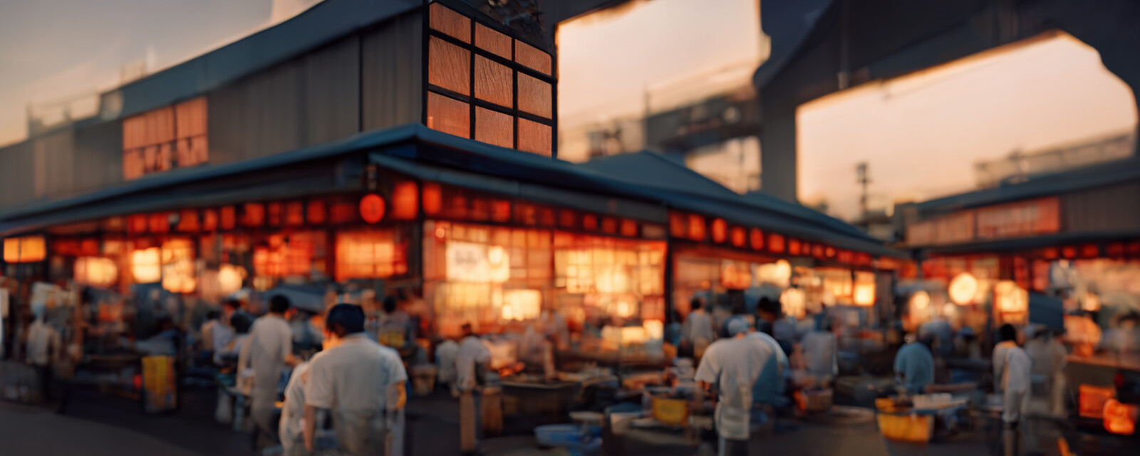 Exterior Shopping stalls 
